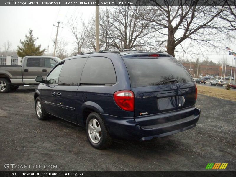 Midnight Blue Pearl / Medium Slate Gray 2005 Dodge Grand Caravan SXT