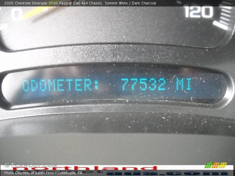 Summit White / Dark Charcoal 2005 Chevrolet Silverado 3500 Regular Cab 4x4 Chassis