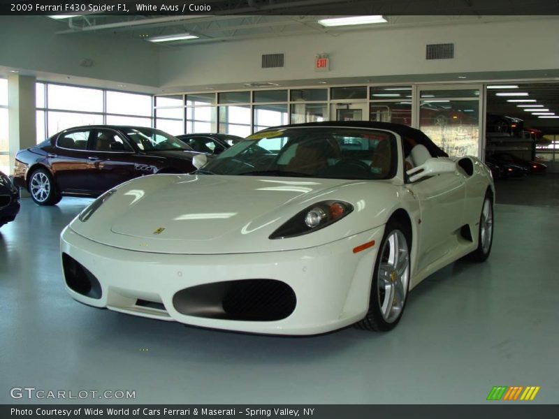 White Avus / Cuoio 2009 Ferrari F430 Spider F1