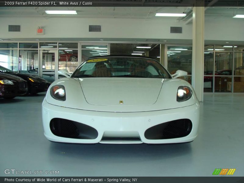 White Avus / Cuoio 2009 Ferrari F430 Spider F1