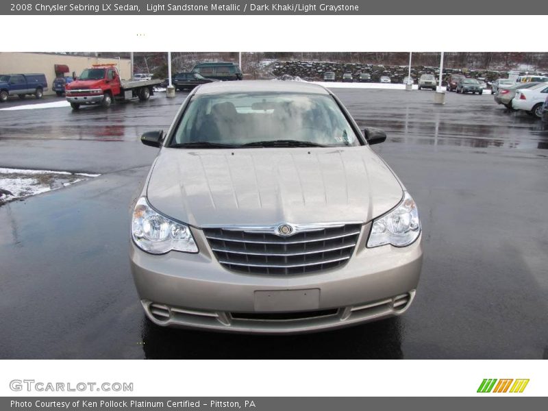 Light Sandstone Metallic / Dark Khaki/Light Graystone 2008 Chrysler Sebring LX Sedan