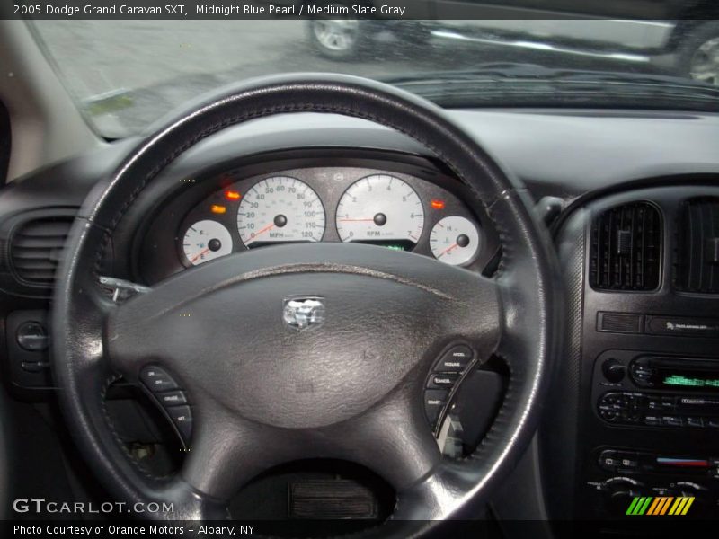 Midnight Blue Pearl / Medium Slate Gray 2005 Dodge Grand Caravan SXT
