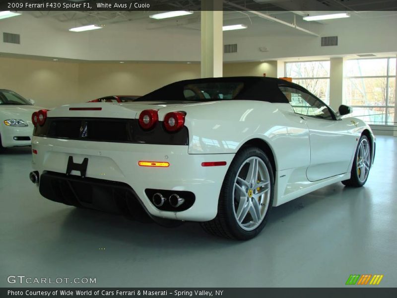 White Avus / Cuoio 2009 Ferrari F430 Spider F1