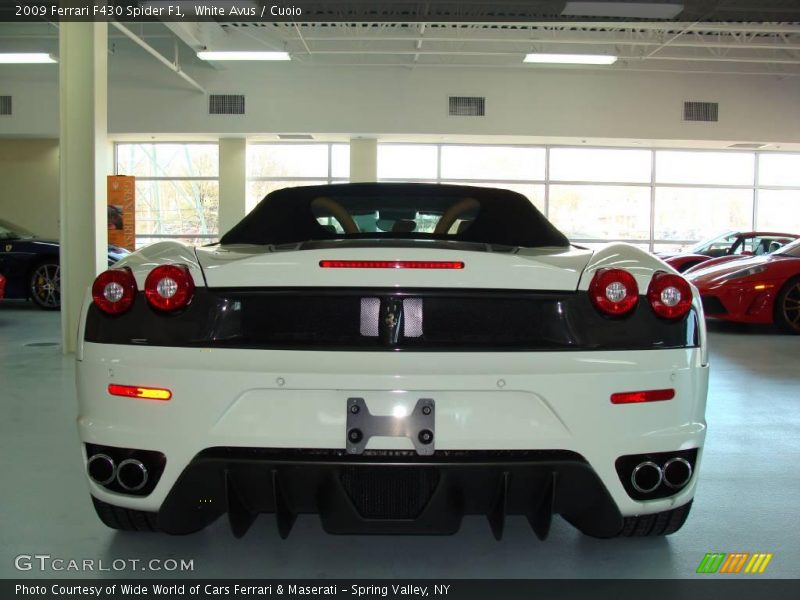 White Avus / Cuoio 2009 Ferrari F430 Spider F1