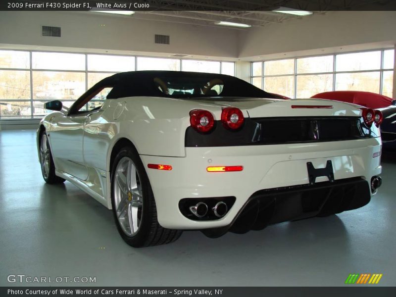 White Avus / Cuoio 2009 Ferrari F430 Spider F1