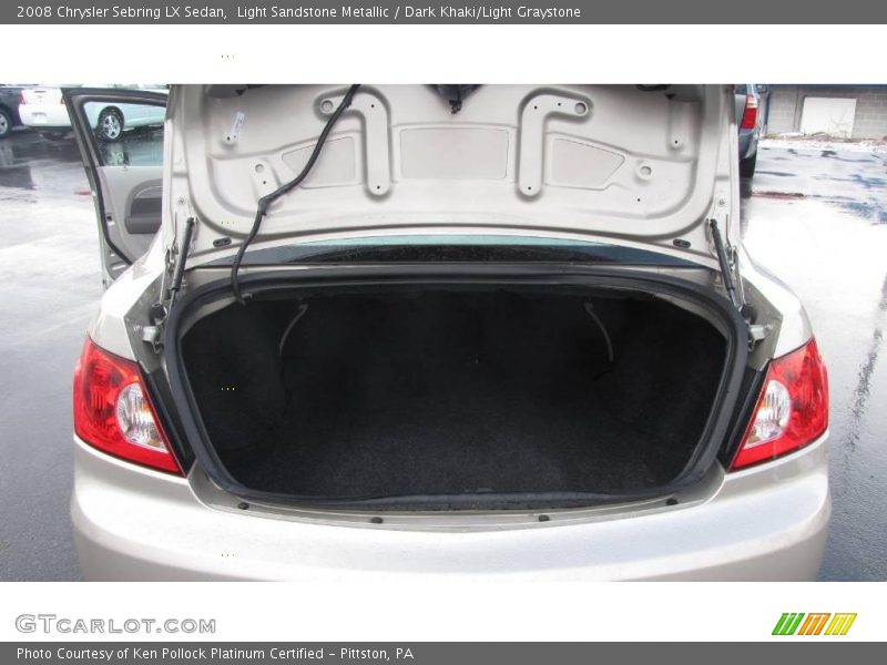 Light Sandstone Metallic / Dark Khaki/Light Graystone 2008 Chrysler Sebring LX Sedan