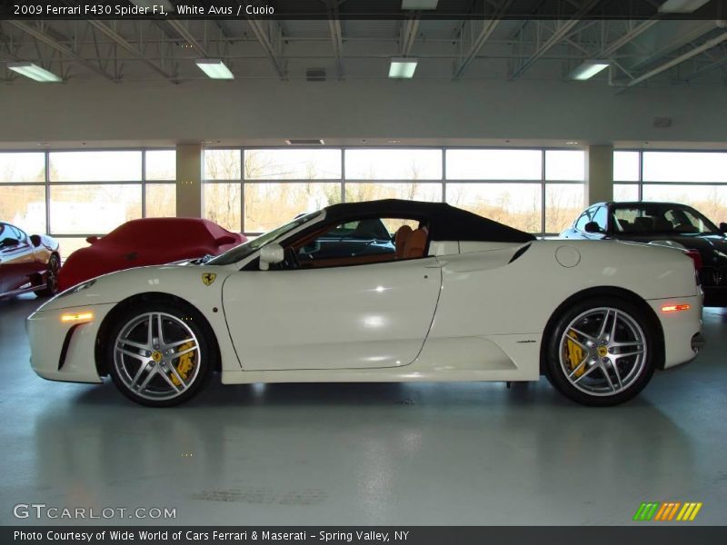 White Avus / Cuoio 2009 Ferrari F430 Spider F1