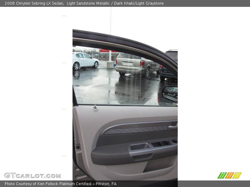 Light Sandstone Metallic / Dark Khaki/Light Graystone 2008 Chrysler Sebring LX Sedan