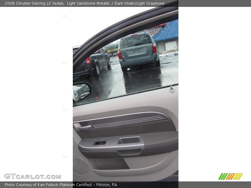 Light Sandstone Metallic / Dark Khaki/Light Graystone 2008 Chrysler Sebring LX Sedan