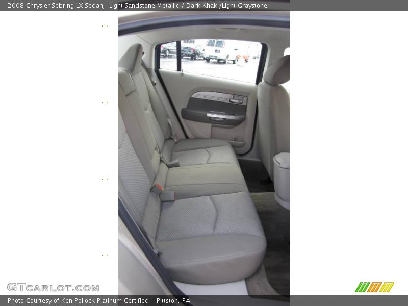 Light Sandstone Metallic / Dark Khaki/Light Graystone 2008 Chrysler Sebring LX Sedan