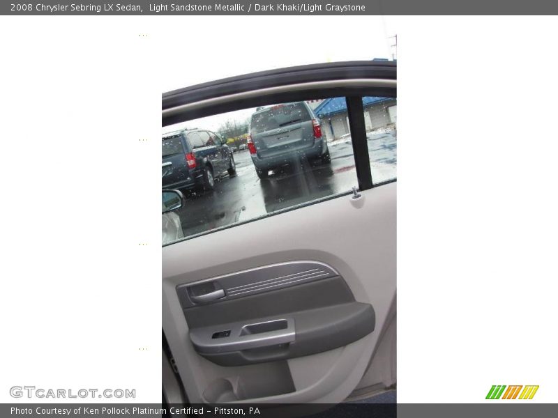 Light Sandstone Metallic / Dark Khaki/Light Graystone 2008 Chrysler Sebring LX Sedan