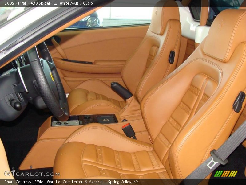 White Avus / Cuoio 2009 Ferrari F430 Spider F1