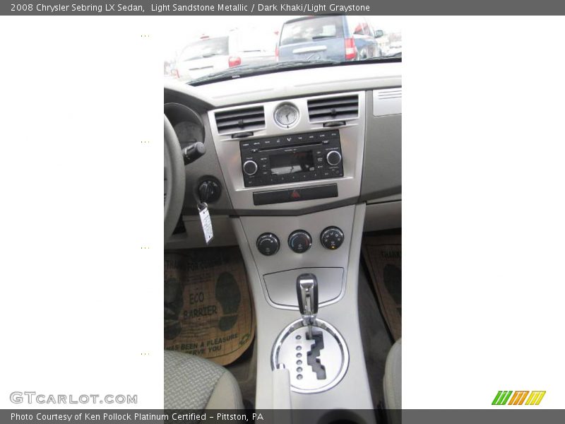 Light Sandstone Metallic / Dark Khaki/Light Graystone 2008 Chrysler Sebring LX Sedan