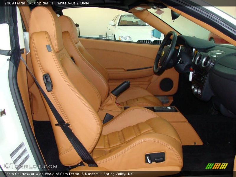 White Avus / Cuoio 2009 Ferrari F430 Spider F1