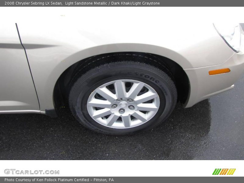 Light Sandstone Metallic / Dark Khaki/Light Graystone 2008 Chrysler Sebring LX Sedan