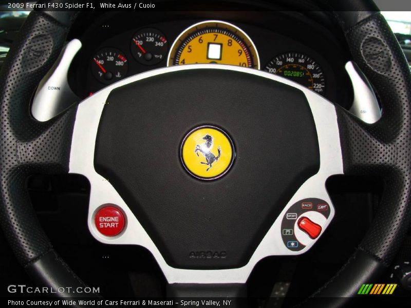 White Avus / Cuoio 2009 Ferrari F430 Spider F1