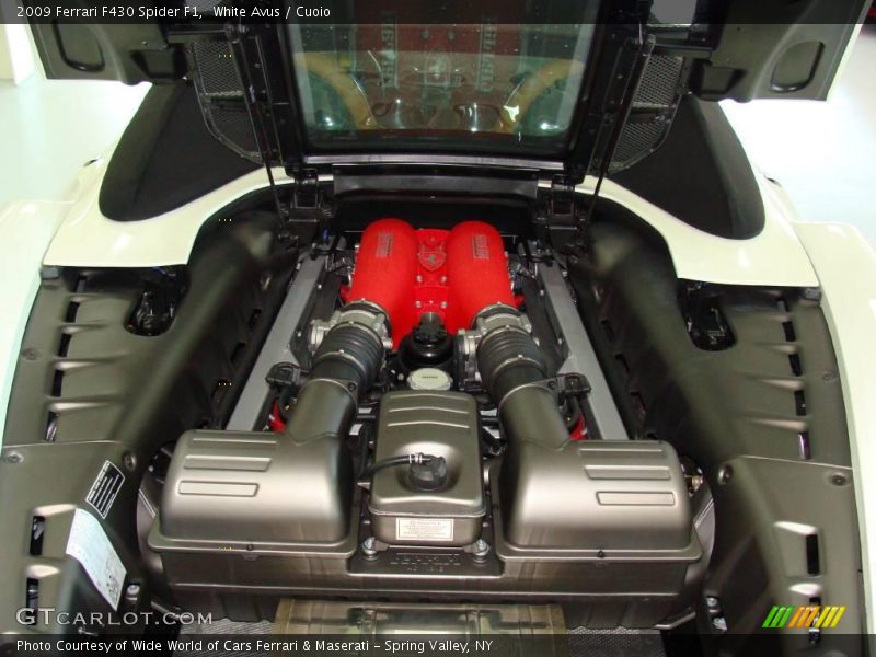 White Avus / Cuoio 2009 Ferrari F430 Spider F1