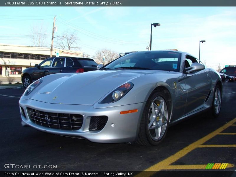 Silverstone (Metallic Grey) / Black 2008 Ferrari 599 GTB Fiorano F1
