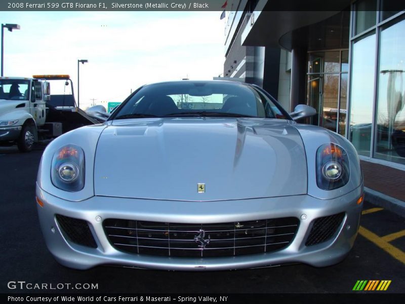 Silverstone (Metallic Grey) / Black 2008 Ferrari 599 GTB Fiorano F1