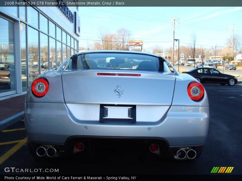 Silverstone (Metallic Grey) / Black 2008 Ferrari 599 GTB Fiorano F1