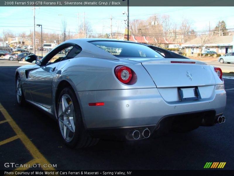 Silverstone (Metallic Grey) / Black 2008 Ferrari 599 GTB Fiorano F1