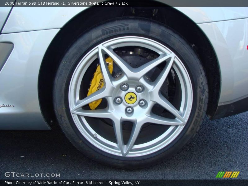 Silverstone (Metallic Grey) / Black 2008 Ferrari 599 GTB Fiorano F1