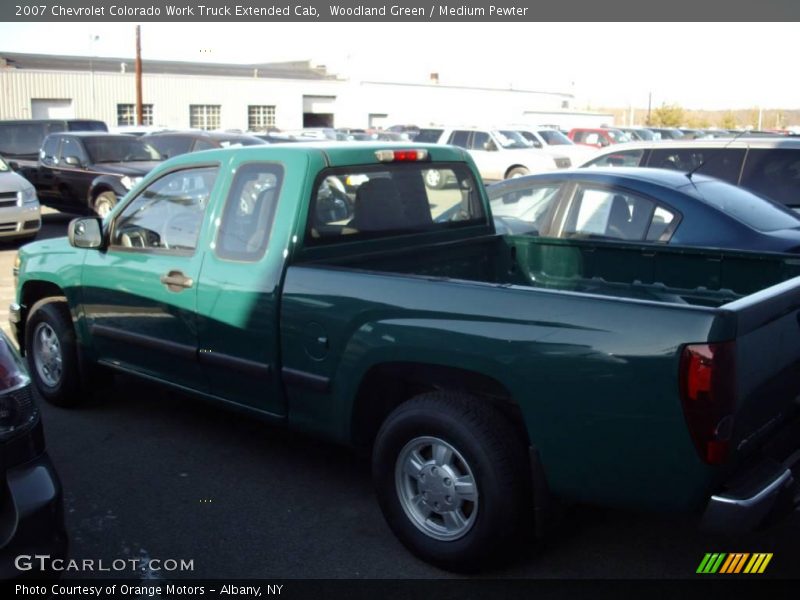 Woodland Green / Medium Pewter 2007 Chevrolet Colorado Work Truck Extended Cab