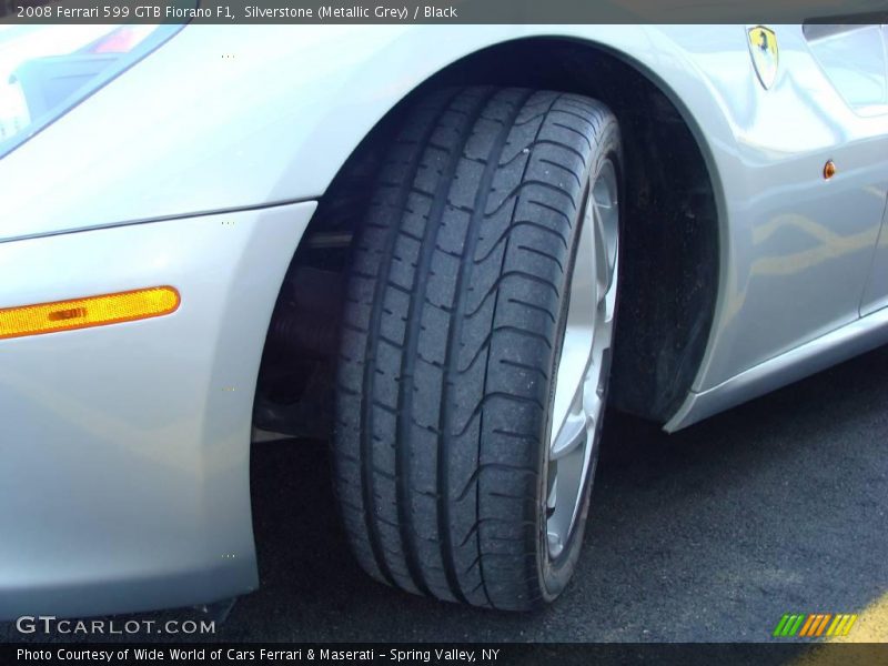 Silverstone (Metallic Grey) / Black 2008 Ferrari 599 GTB Fiorano F1