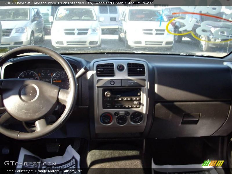 Woodland Green / Medium Pewter 2007 Chevrolet Colorado Work Truck Extended Cab
