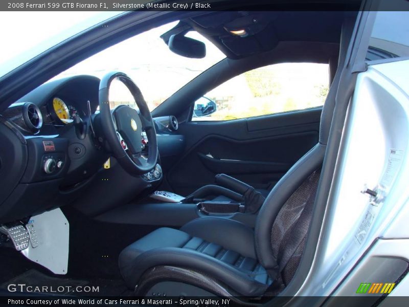 Silverstone (Metallic Grey) / Black 2008 Ferrari 599 GTB Fiorano F1