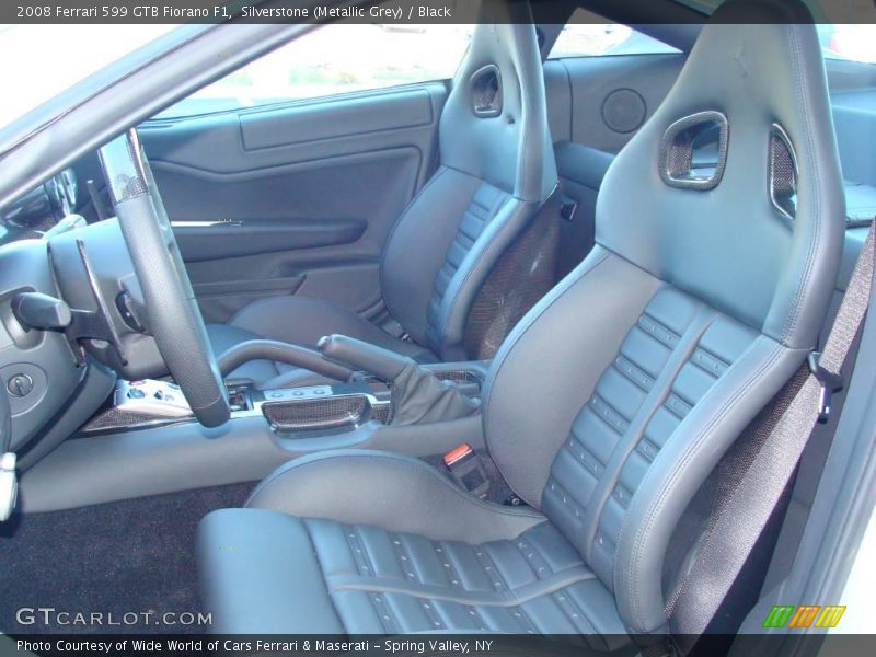 Silverstone (Metallic Grey) / Black 2008 Ferrari 599 GTB Fiorano F1