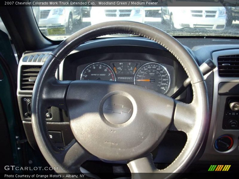 Woodland Green / Medium Pewter 2007 Chevrolet Colorado Work Truck Extended Cab