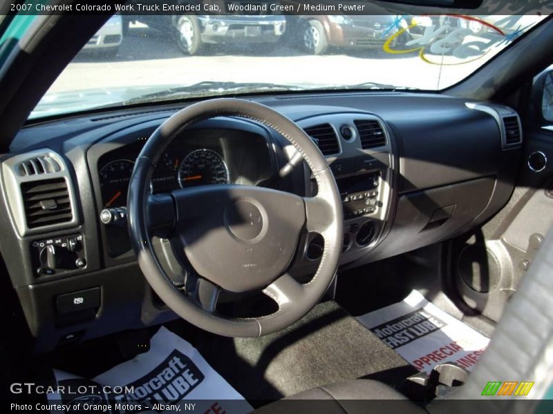 Woodland Green / Medium Pewter 2007 Chevrolet Colorado Work Truck Extended Cab