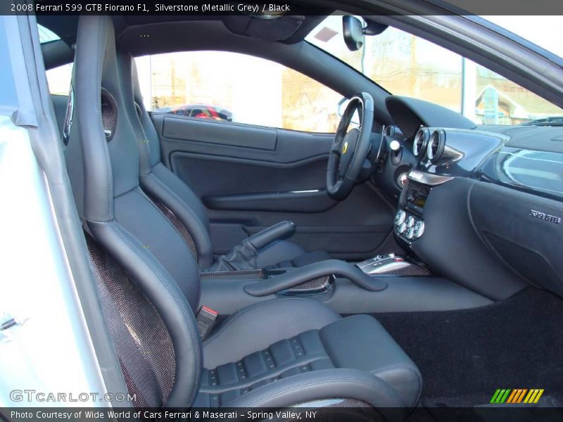 Silverstone (Metallic Grey) / Black 2008 Ferrari 599 GTB Fiorano F1