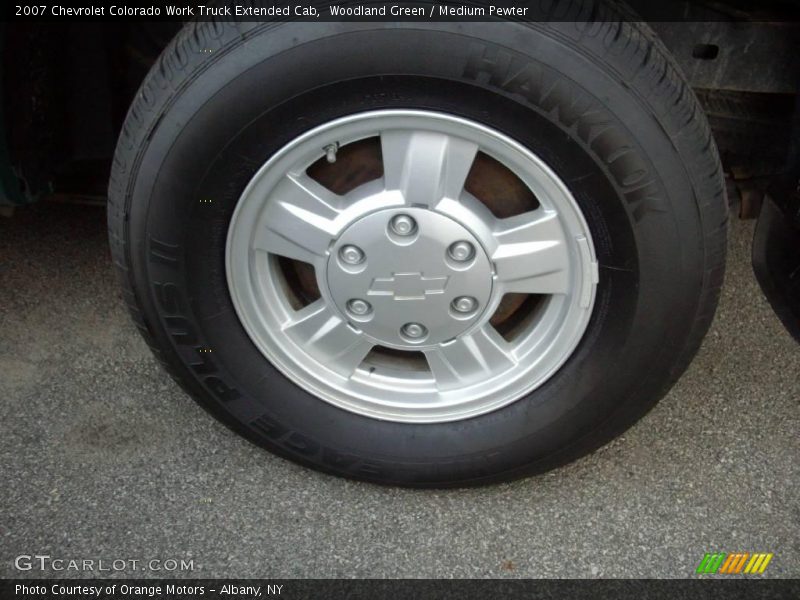 Woodland Green / Medium Pewter 2007 Chevrolet Colorado Work Truck Extended Cab