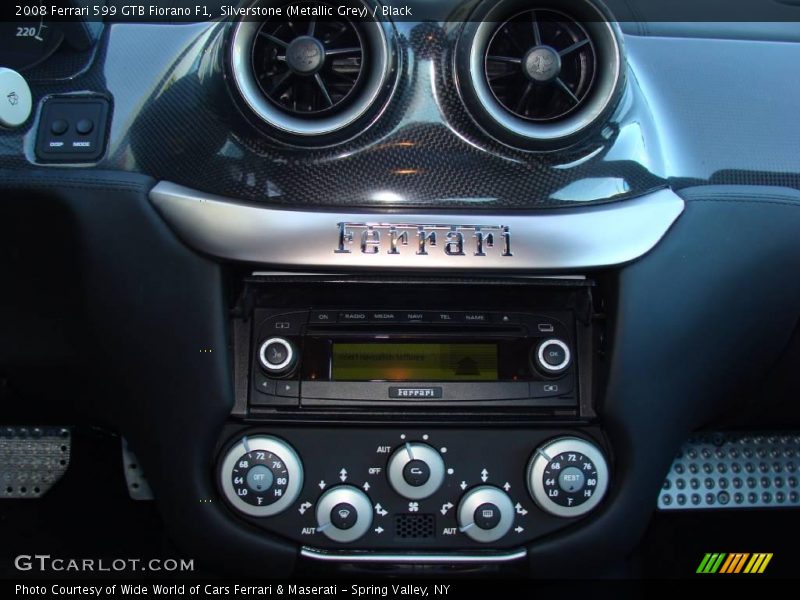 Silverstone (Metallic Grey) / Black 2008 Ferrari 599 GTB Fiorano F1