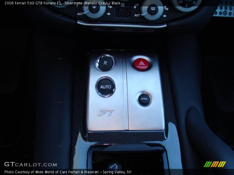 Silverstone (Metallic Grey) / Black 2008 Ferrari 599 GTB Fiorano F1