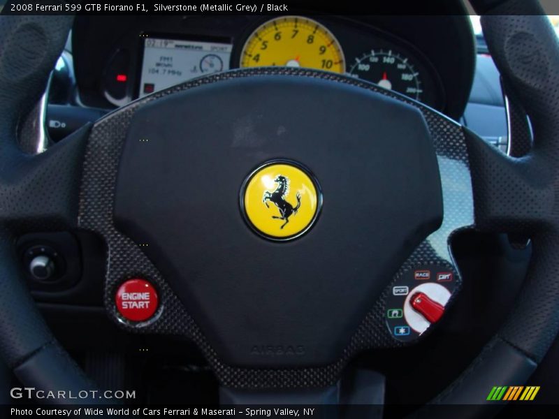 Silverstone (Metallic Grey) / Black 2008 Ferrari 599 GTB Fiorano F1