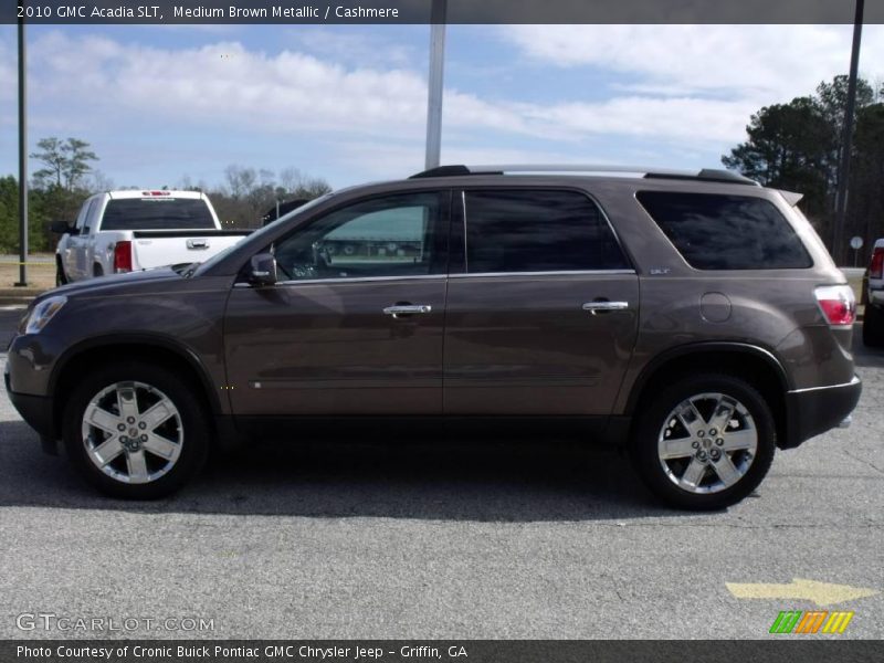 Medium Brown Metallic / Cashmere 2010 GMC Acadia SLT