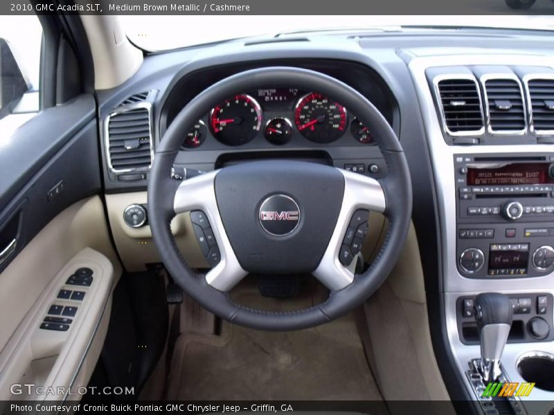 Medium Brown Metallic / Cashmere 2010 GMC Acadia SLT