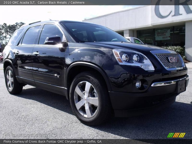 Carbon Black Metallic / Cashmere 2010 GMC Acadia SLT