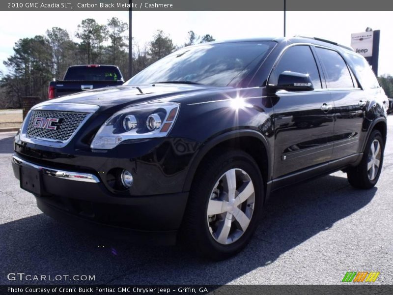 Carbon Black Metallic / Cashmere 2010 GMC Acadia SLT