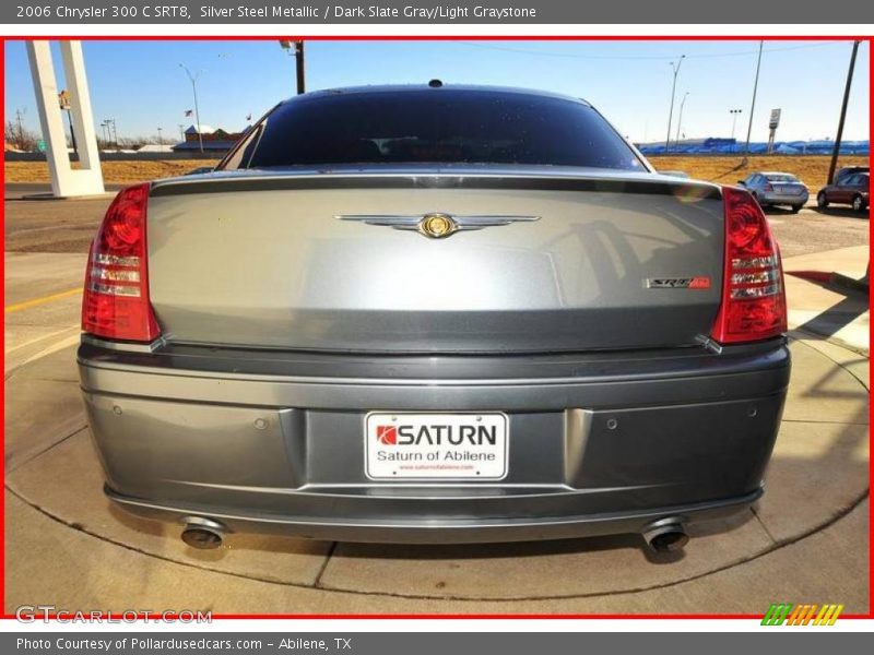 Silver Steel Metallic / Dark Slate Gray/Light Graystone 2006 Chrysler 300 C SRT8