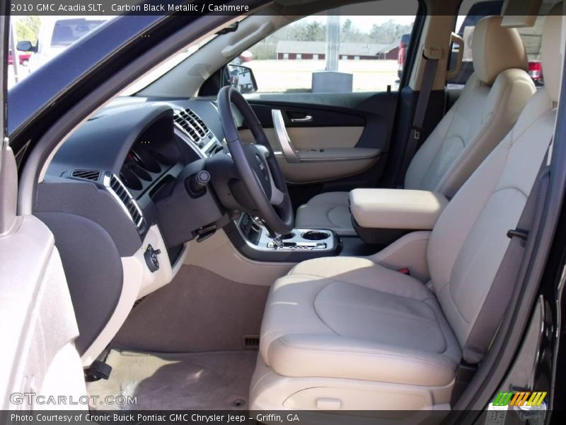 Carbon Black Metallic / Cashmere 2010 GMC Acadia SLT