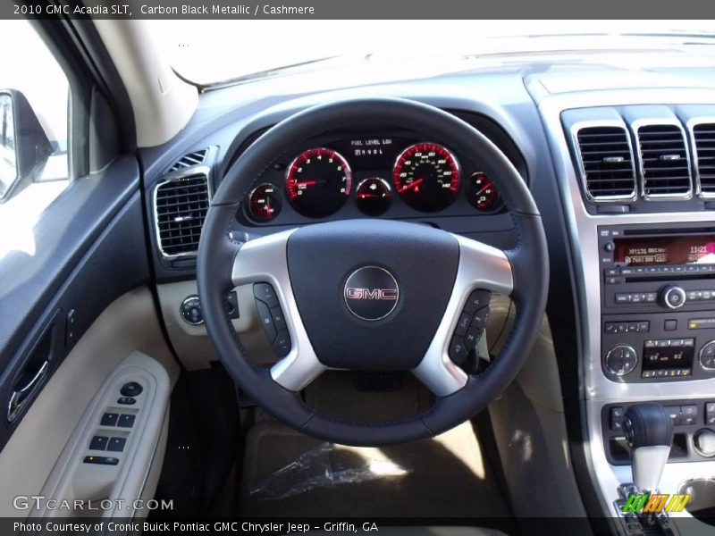 Carbon Black Metallic / Cashmere 2010 GMC Acadia SLT