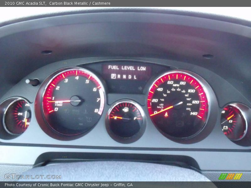 Carbon Black Metallic / Cashmere 2010 GMC Acadia SLT