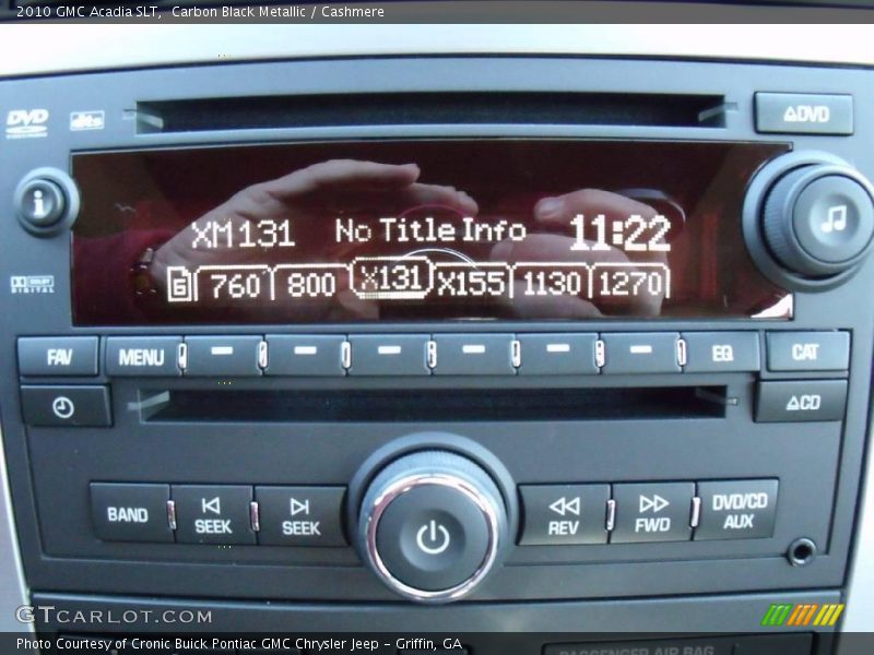 Carbon Black Metallic / Cashmere 2010 GMC Acadia SLT
