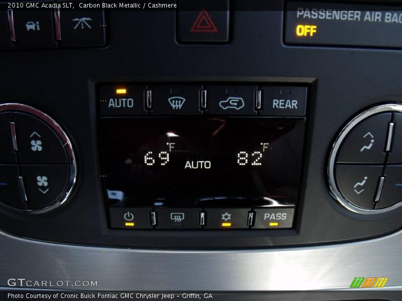 Carbon Black Metallic / Cashmere 2010 GMC Acadia SLT
