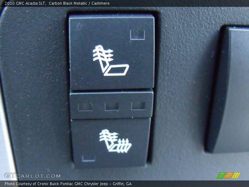 Carbon Black Metallic / Cashmere 2010 GMC Acadia SLT