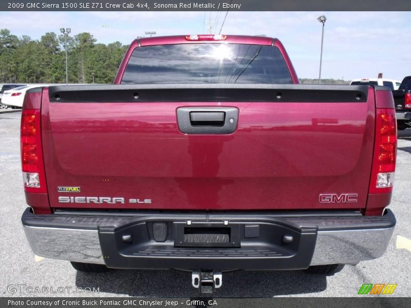 Sonoma Red Metallic / Ebony 2009 GMC Sierra 1500 SLE Z71 Crew Cab 4x4